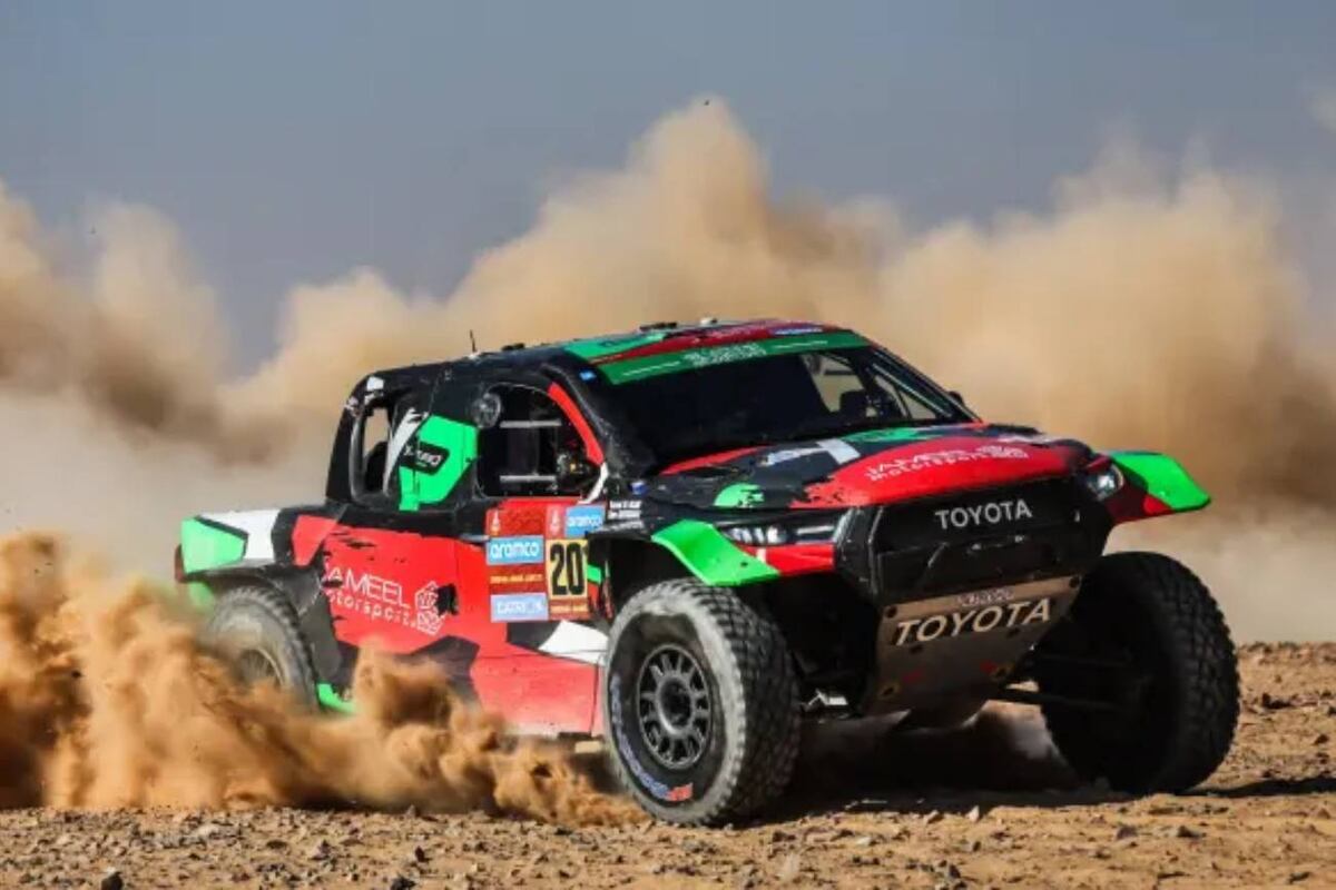 El saudí Yazeed Al Rajhi, con Toyota, espera convertirse en el primer piloto de su país en ganar el Rally Dakar. (Prensa Dakar)