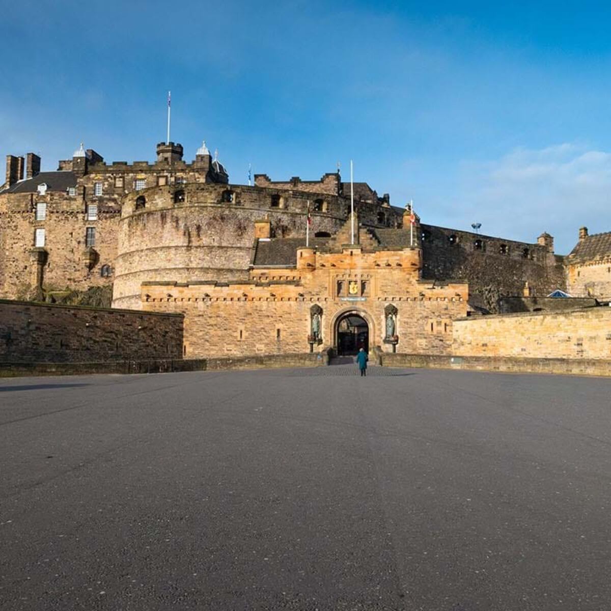 Edimburgo. Ya era una fortaleza en la prehistoria.
(Gentileza: Web oficial Castillo de Edimburgo)