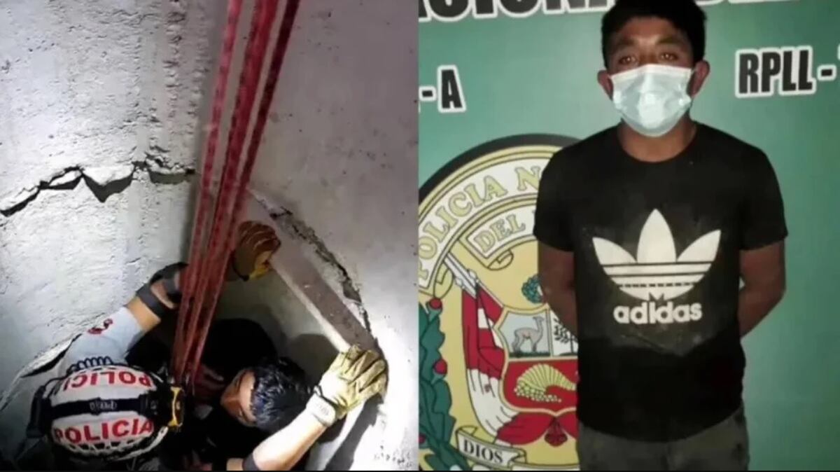 Un pozo. Barreto se había escondido en el mismo pozo donde había tirado el cuerpo de la niña. (Los Andes)