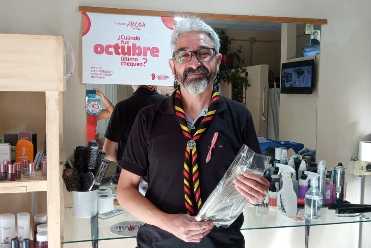 Un hombre donó su cabello para confeccionar pelucas para mujeres  y niñas con cáncer (LaVoz).