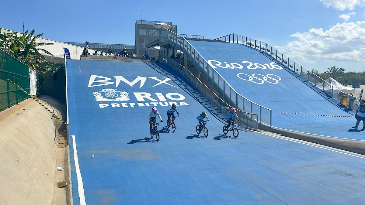 La pista olímpica de BMX Racing, ubicada en el Parque Radical de Deodoro, legado de los Juegos Olímpicos de Río 2016. (Gentileza)