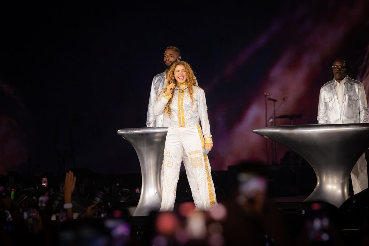 El paso de Shakira por Córdoba, en fotos. (Fénix Entertainment/ @tutedelacroix)