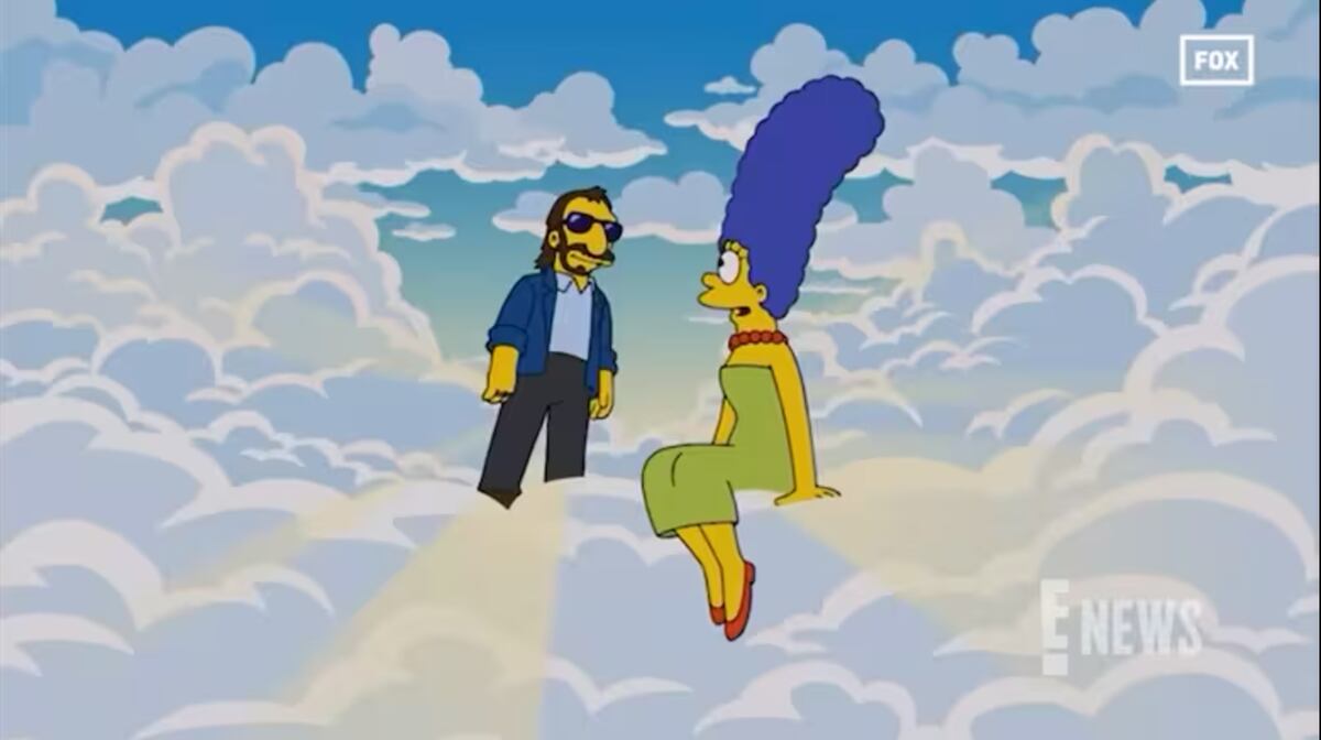Marge Simpson asciende al más allá de la mano de Ringo Starr. (Foto: Captura de pantalla)
