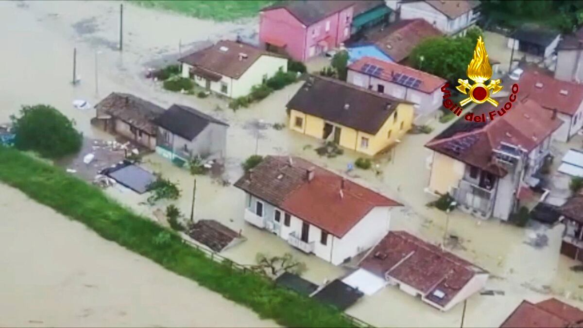 Inundaciones en Italia. (AP)