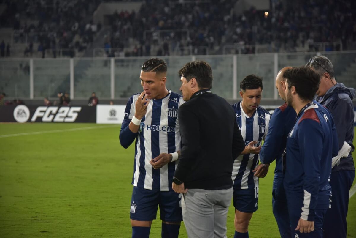 Talleres en su debut en Copa Libertadores. (Facundo Luque / La Voz).