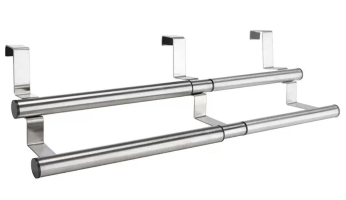 Colgador extensible sin perforaciones. (Foto: Leroy Merlin)