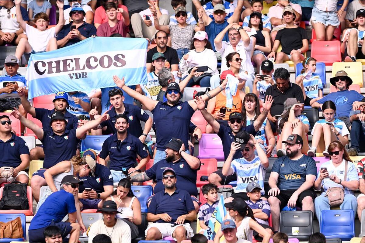 El público argentino disfruta de cada presentación del seleccionado argentino en el país. (Prensa UAR / Gaspafotos)
