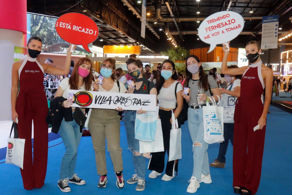 Acciones en el stand de Córdoba en la Feria Internacional de Turismo 2021. (La Voz)