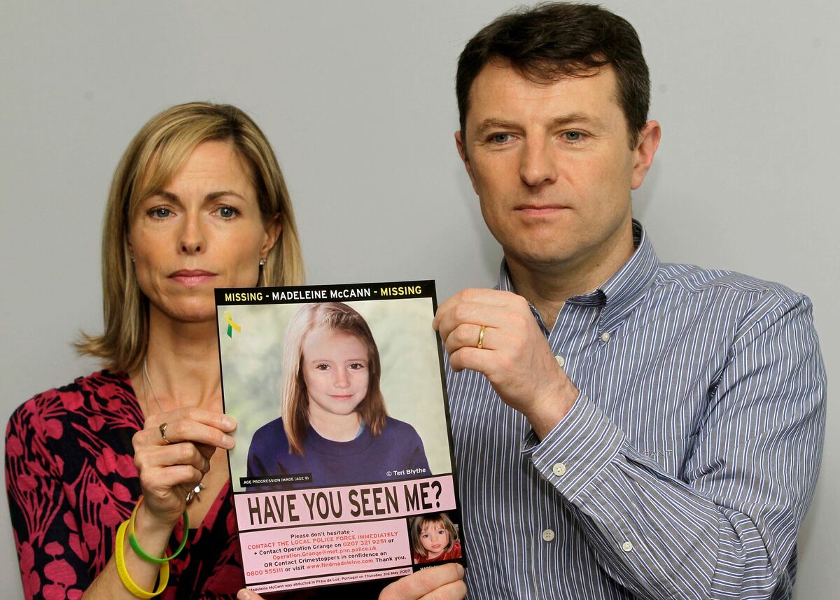 Kate y Gerry McCann, en 2012. (AP/Sang Tan/Archivo)