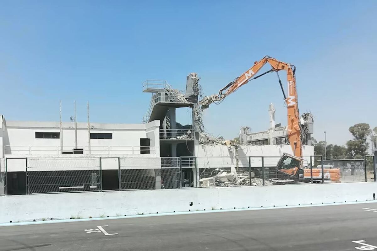 Obras en el Autódromo de Buenos Aires (Crédito: Gentileza Roberto Decurnex)