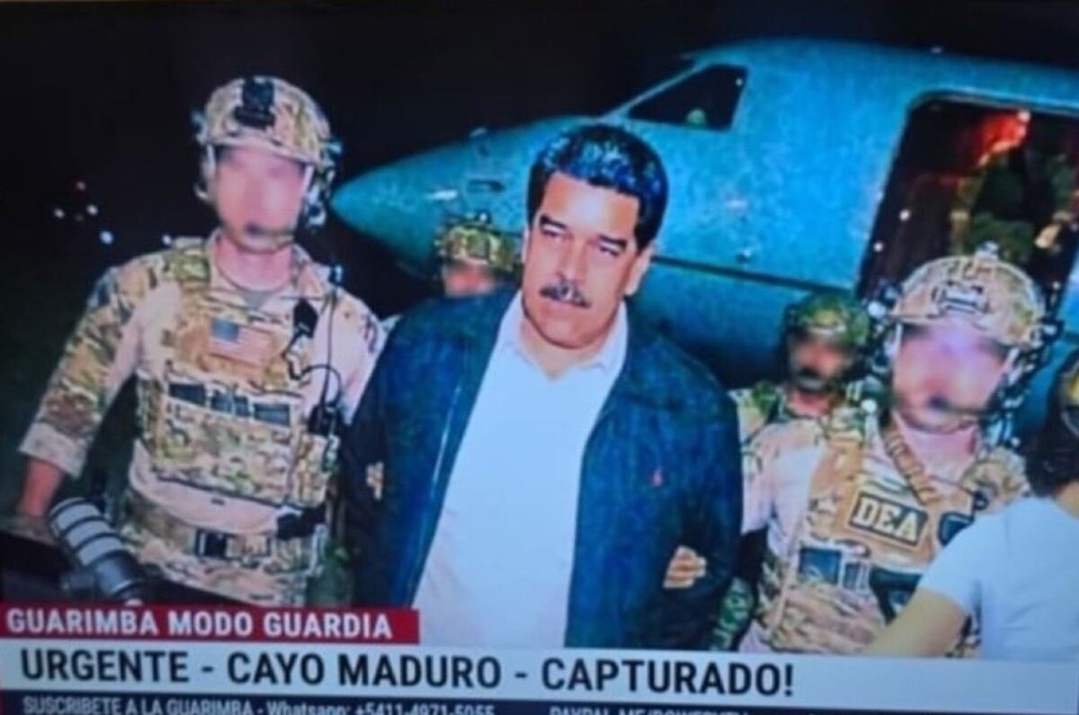 Maduro fue detenido por los Estados Unidos y sacado de Venezuela