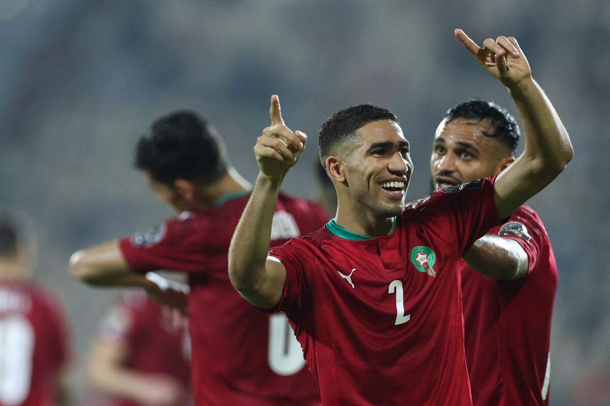 Achraf Hakimi, compañero de Lionel Messi en PSG, una de las figuras del este sorprendente Marruecos.
