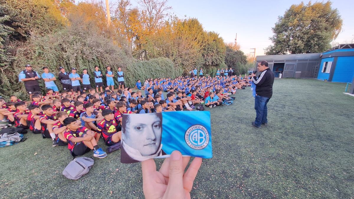 Capitanía, la actividad que organiza Belgrano todos los años para las divisiones inferiores del club. (La Voz)