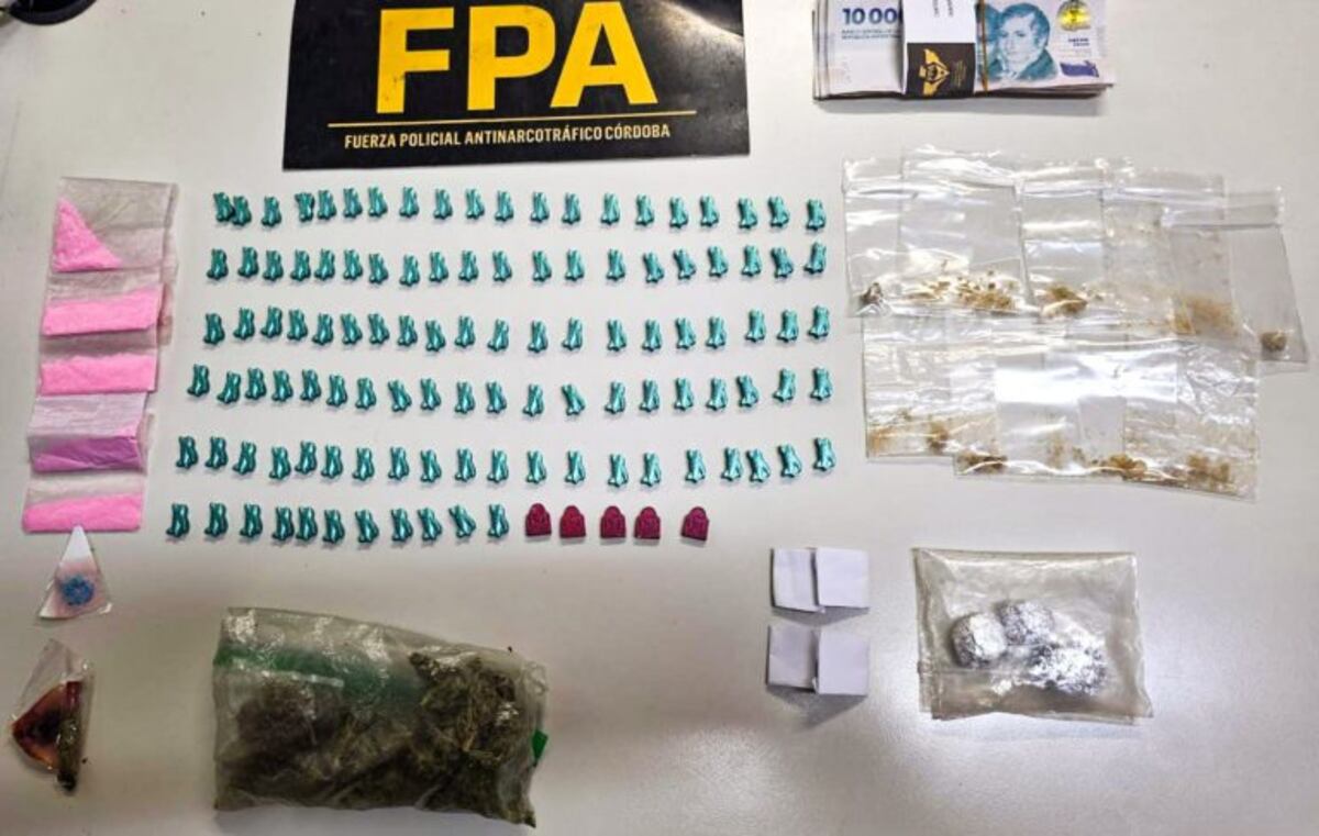 La droga secuestrada. (Mpfcordoba.gob.ar)
