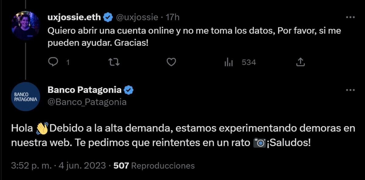 Estallaron los memes de Banco Patagonia para ver a Taylor Swift en Argentina (Captura de pantalla)