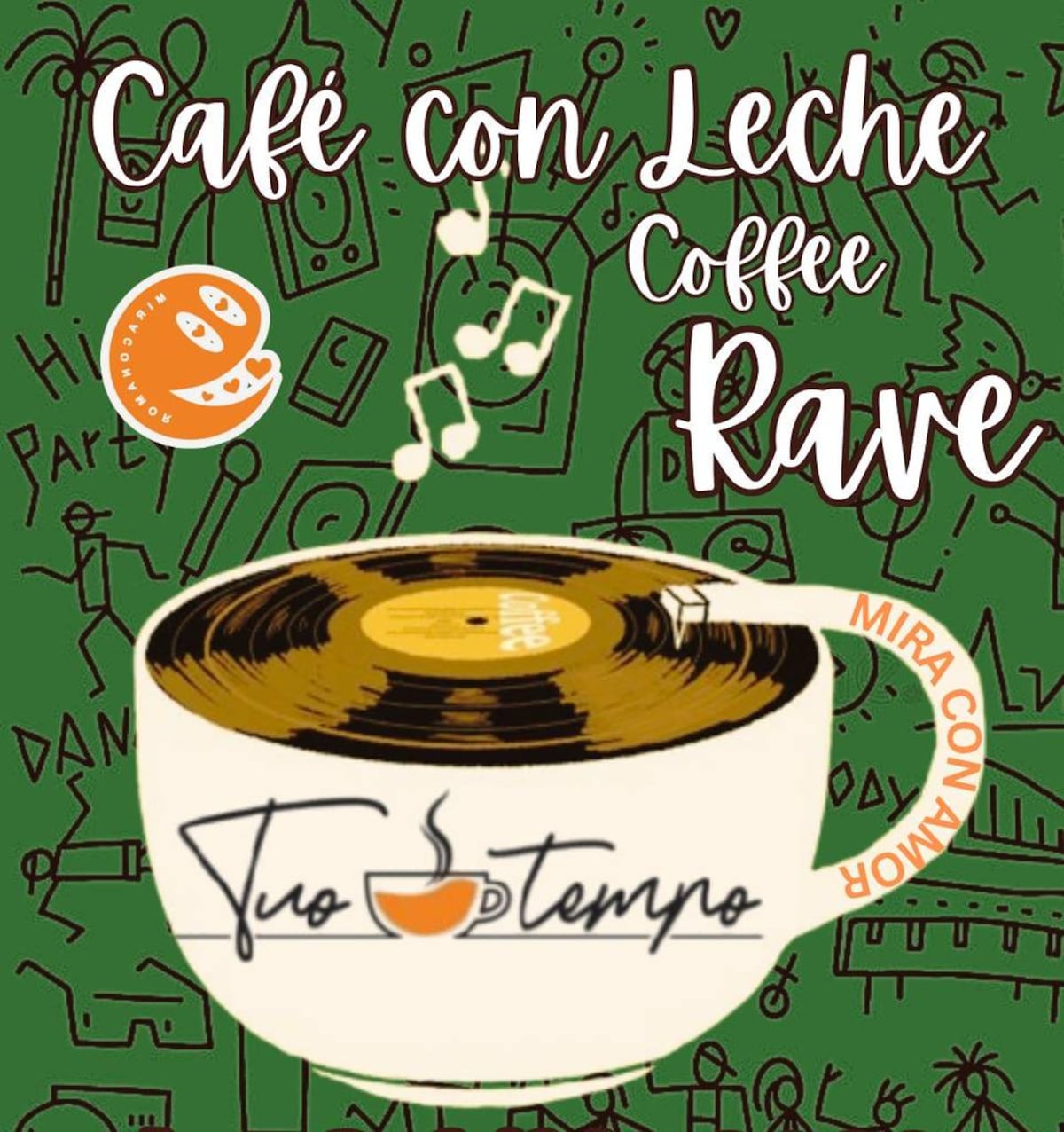 Un espacio para disfrutar de una gran fiesta en el día con café en mano