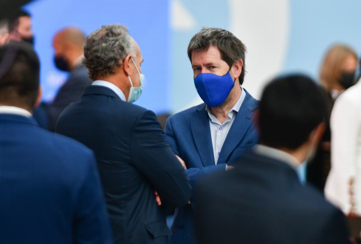 Marcelo Mindlin y Juan Pablo Biondi
en Casa Rosada Foto Federico Lopez Claro