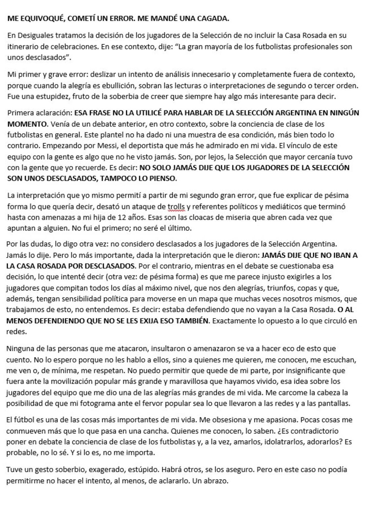 Foto: captura pantalla Twitter.