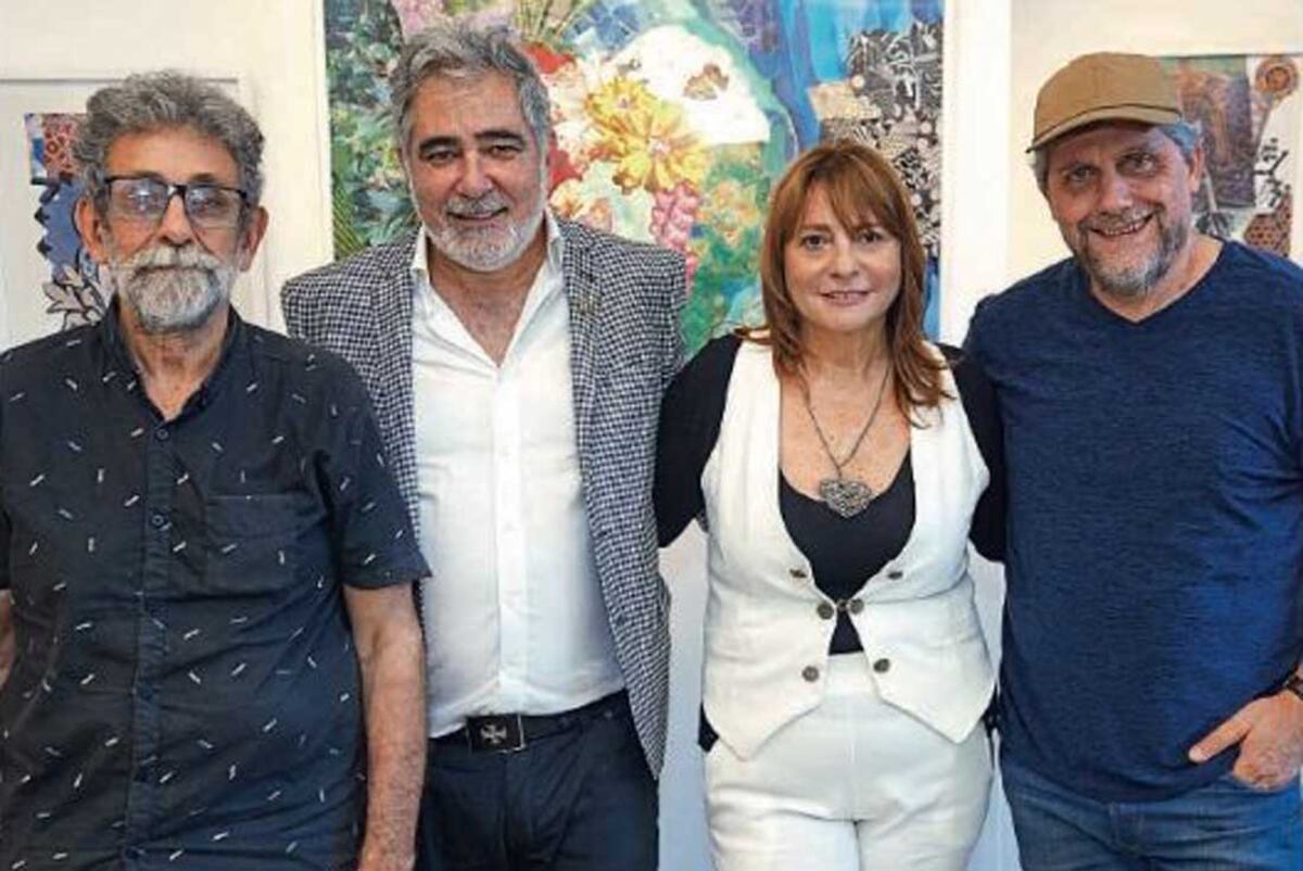De izquierda a derecha: Eugenio Ramírez, Emilio Xarrier, Flavia Girolimini y Gustavo González.