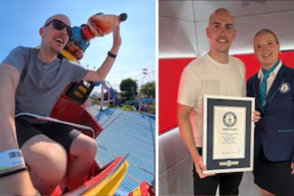 Dean Stokes logró un Récord Guinness.