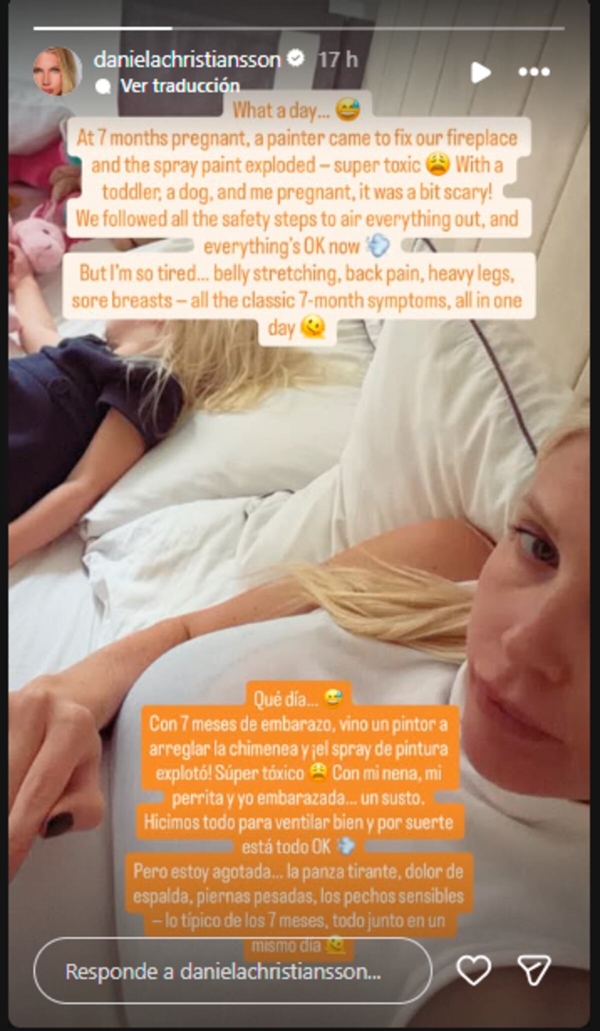 Daniela Christiansson. Foto: Instagram.