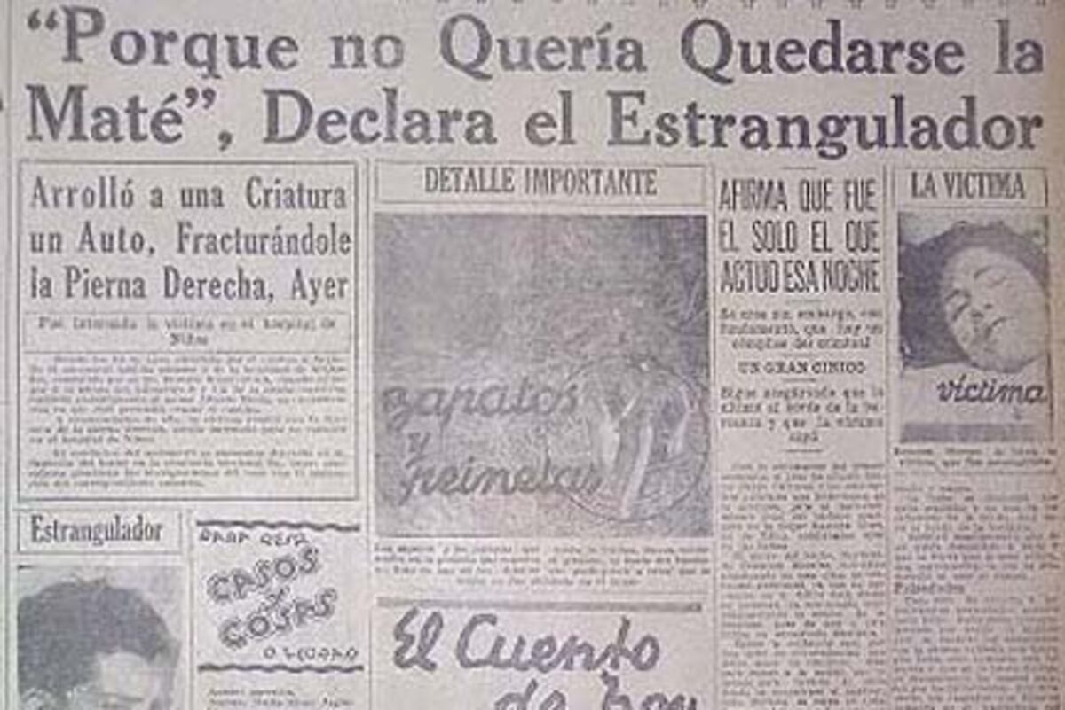 La Voz. La noticia del femicidio de Ramonita Moreno en 1934 (Archivo).