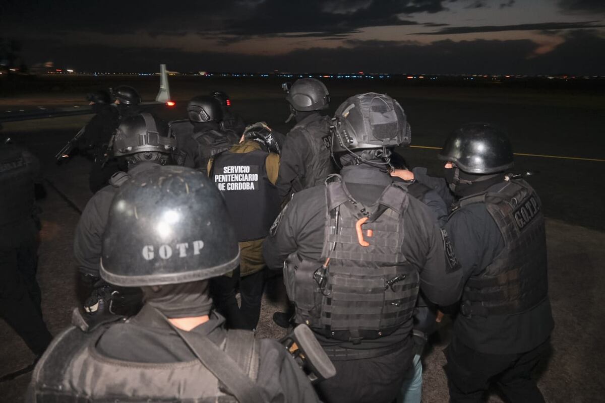 Trasladan a presos peligrosos de Córdoba a la cárcel de Ezeiza. (Gentileza)