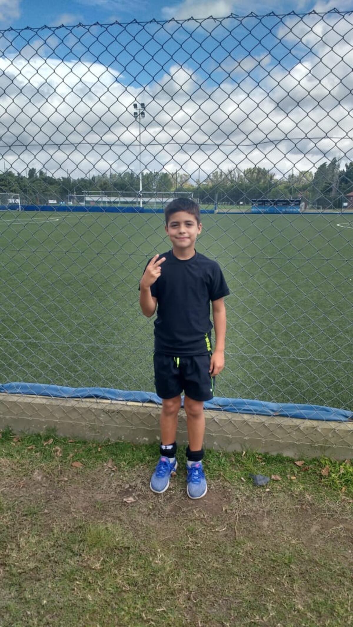 Maldonado tiene 12 años y sueña con llegar a Primera para ayudar a su familia.