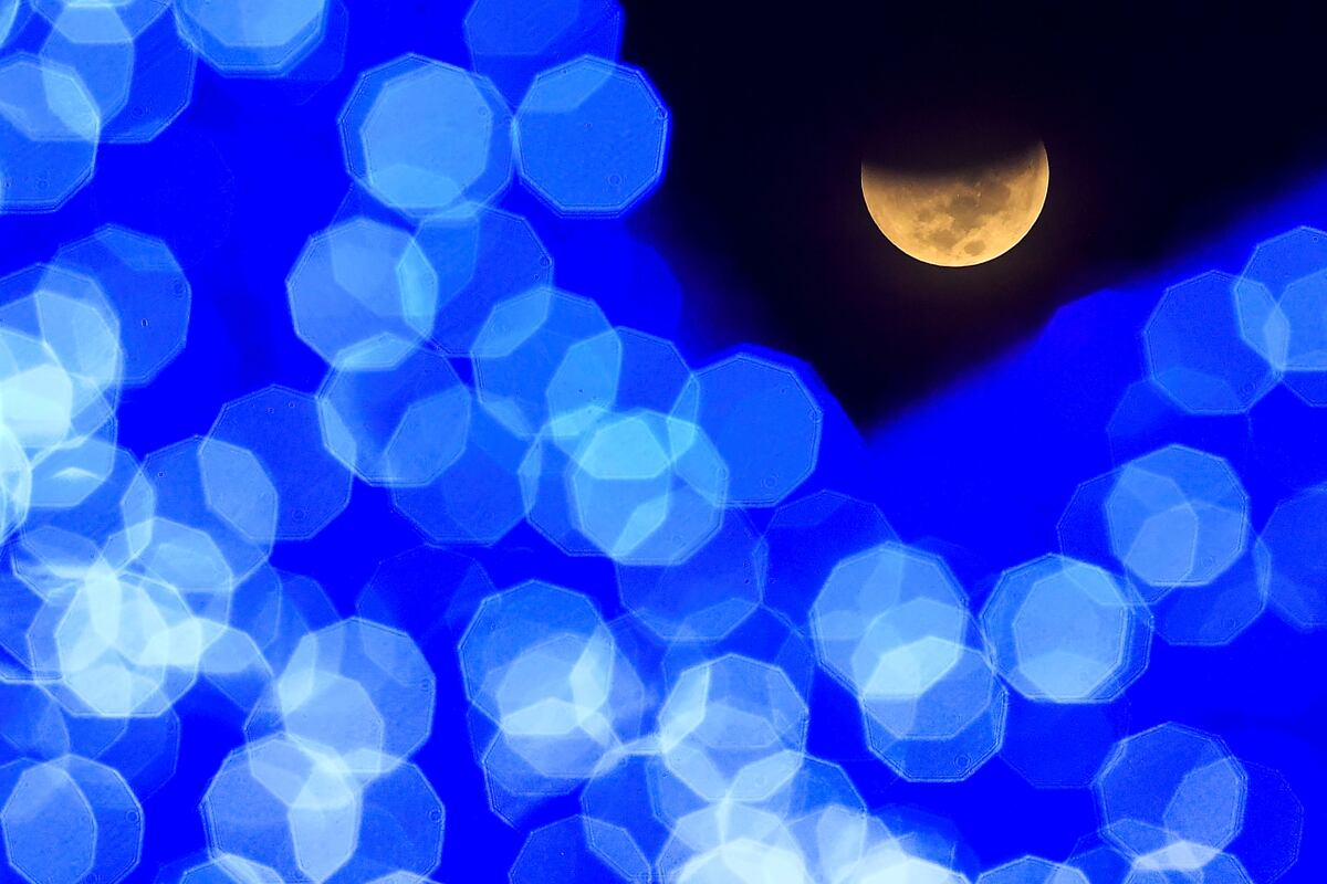 Eclipse lunar. Así se vio en diferentes partes del mundo. (AP)