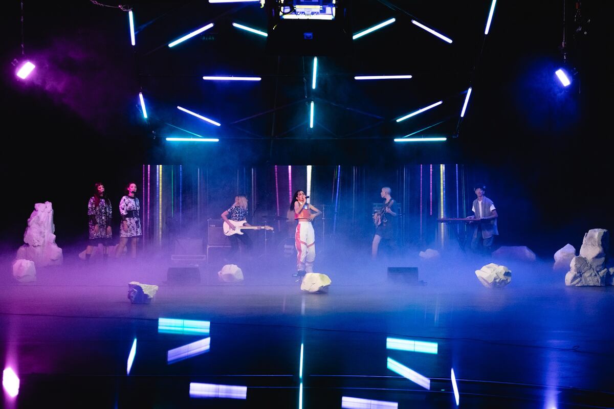 Pasaje del show de María Becerra disponible en Flow. (Flow)