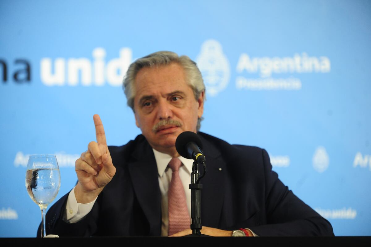 Olivos. Alberto Fernández, presidente de la Nación (Clarín).