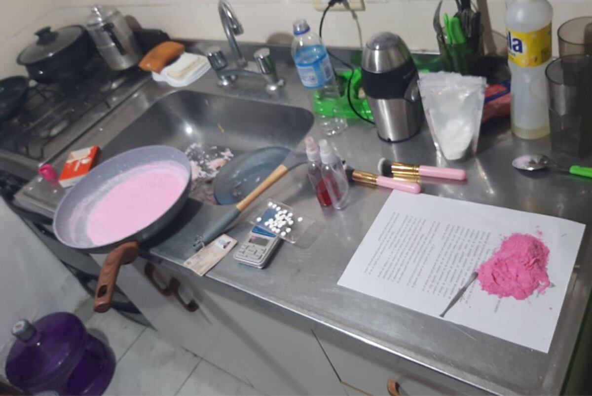 La droga secuestrada. (Policía de la Ciudad)
