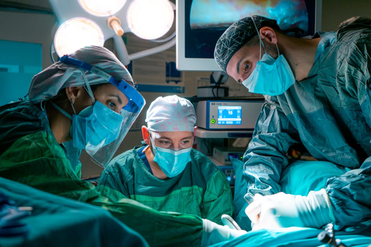 Profesionales de Hospital Privado en quirófano. / Hospital Privado Universitario de Córdoba