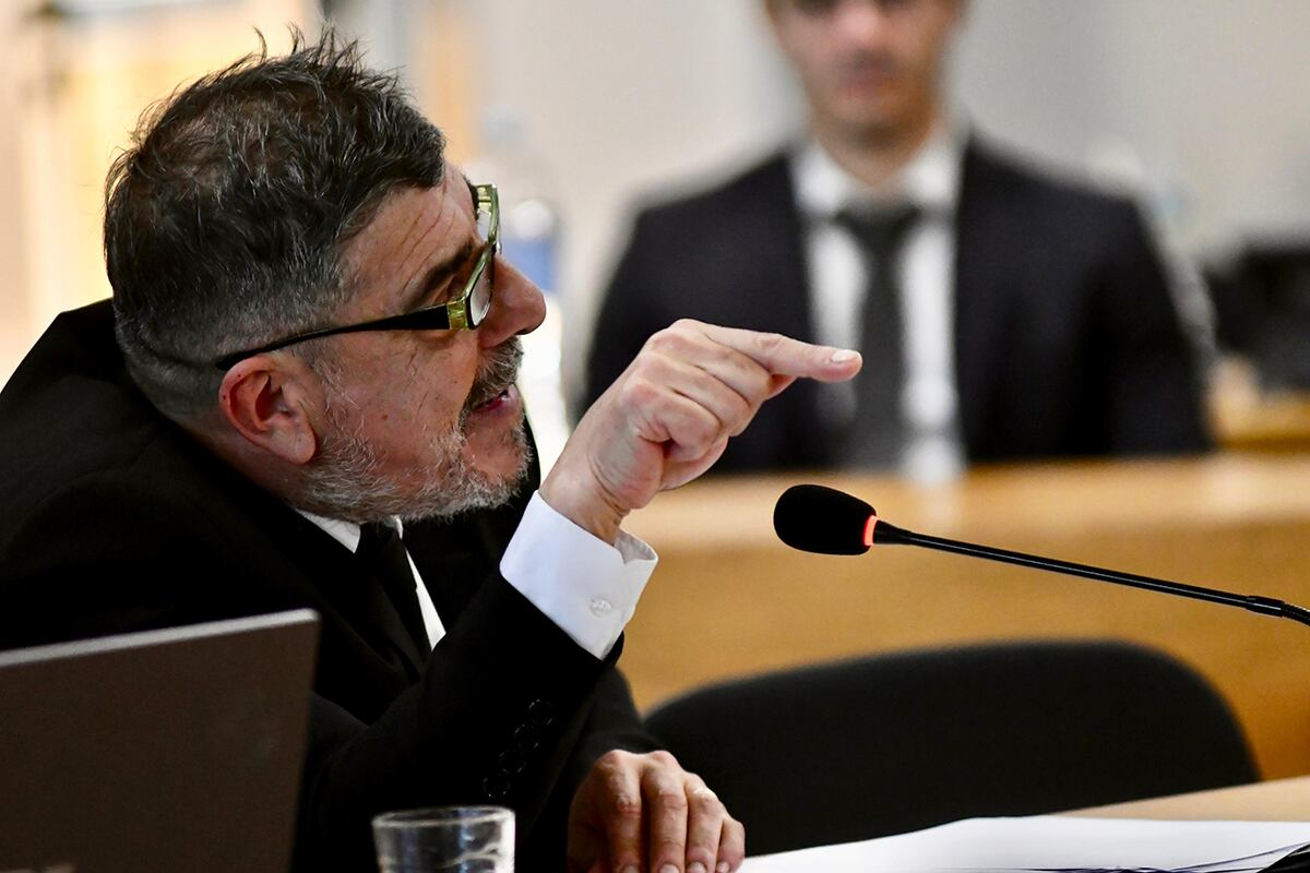 Juicio por el caso Solange Musse. Alegato del fiscal Julio Rivero. (Tomy Fragueiro / La Voz)