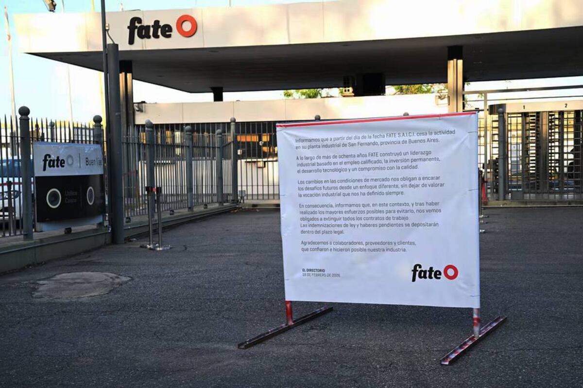 Fate cierra su fábrica de neumáticos. Explicó en un comunicado el porqué de la decisión. (Infobae)