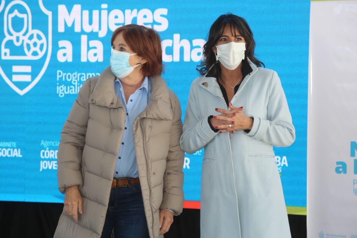 Foto. El jueves pasado, Alejandra Vigo y Natalia de la Sota compartieron el primer acto público. Fue en la ciudad de Córdoba.