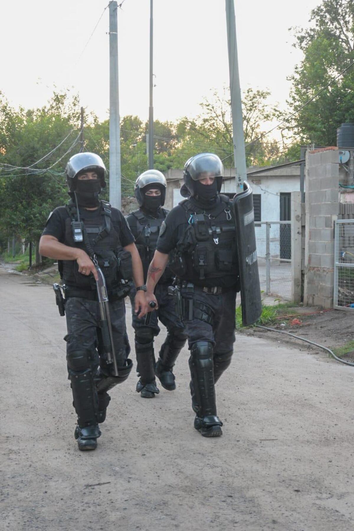 Operativo policial en La Lonja.