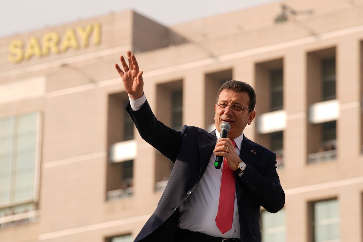 El alcalde de Estambul, Ekrem Imamoglu.
