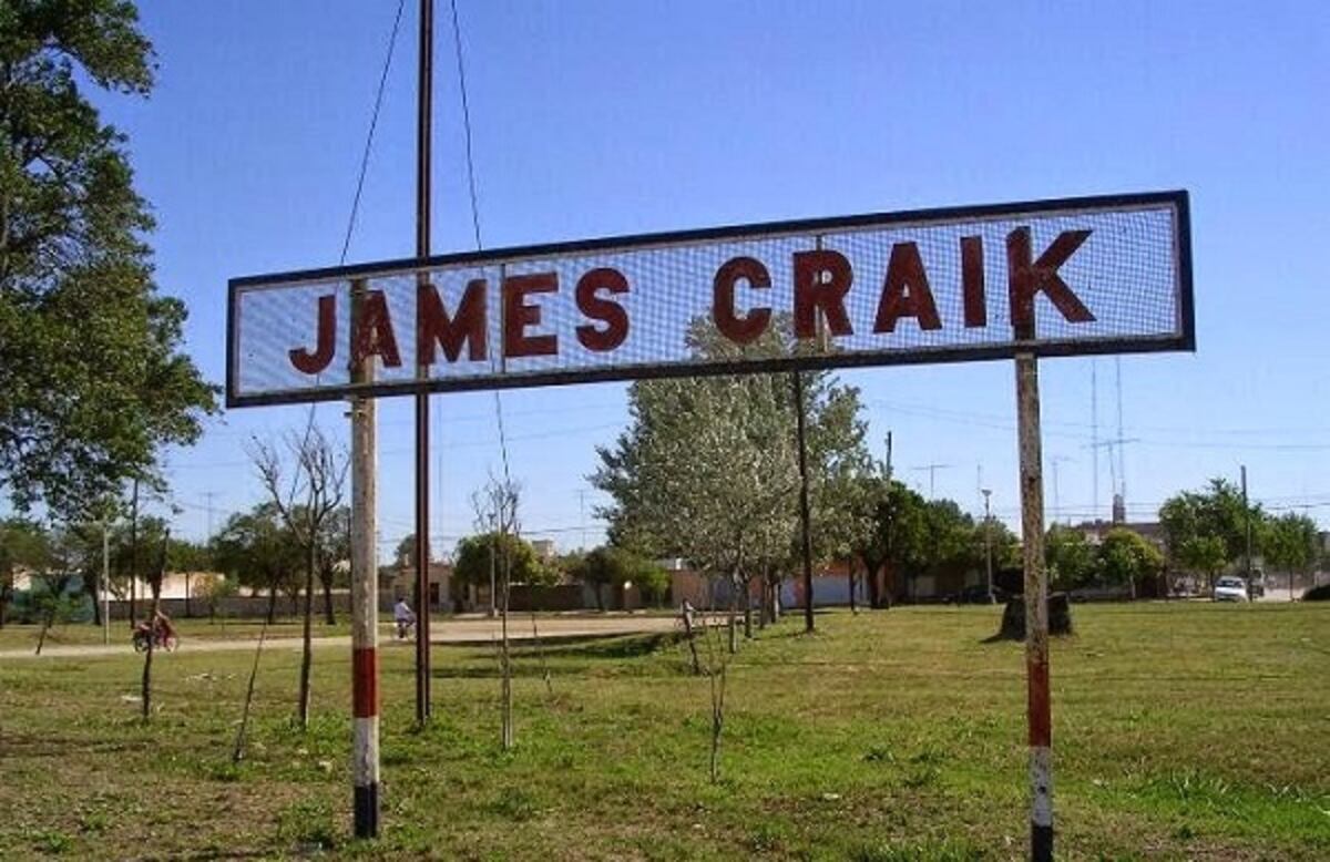 James Craik, una población que, como tantas otras poblaciones del interior, viene padeciendo episodios delictivos y el avance de las drogas. (La Voz / Archivo)