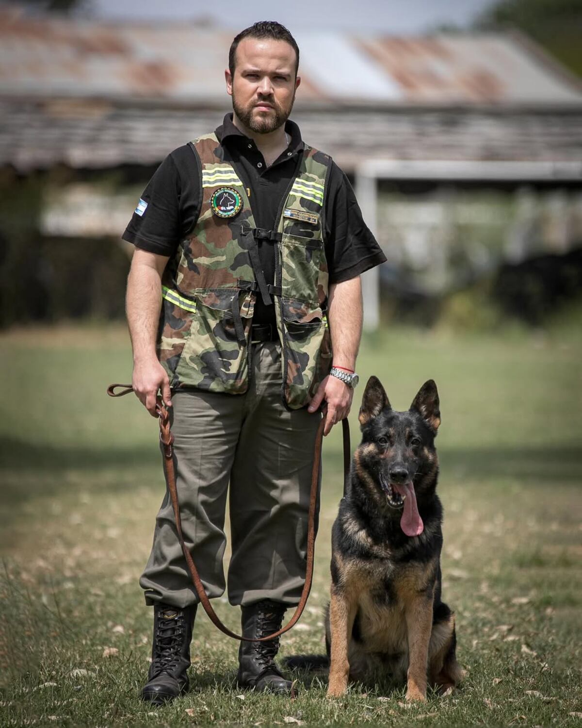 Se retiró Juez, el perro más veterano de la Brigada Canina de Policía Ambiental. (policiaambientalcba en Instagram)
