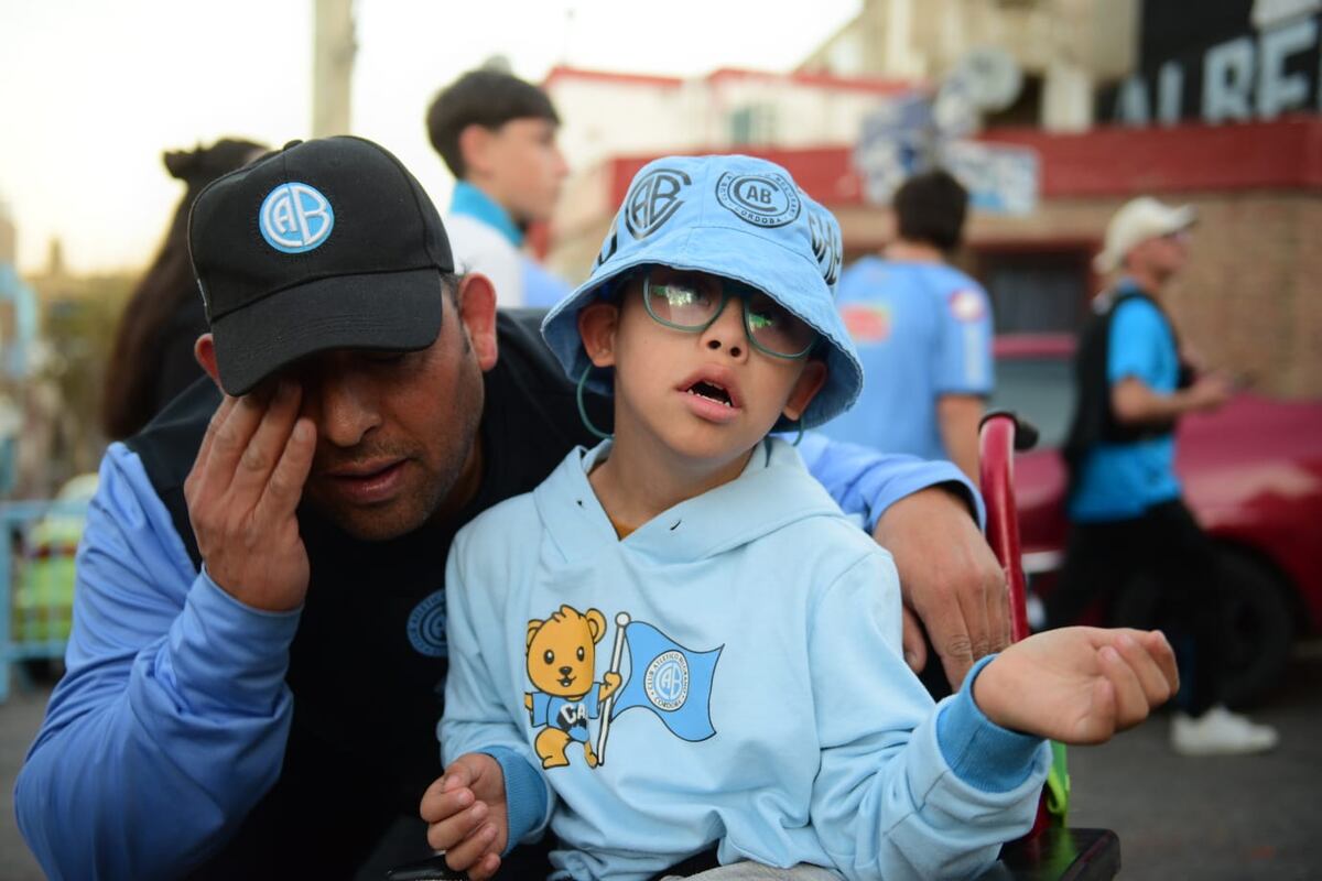 Cara 'e Cancha de Belgrano en la previa del partido con San Martín de San Juan en el Gigante de Alberdi. (José Gabriel Hernández / La Voz)