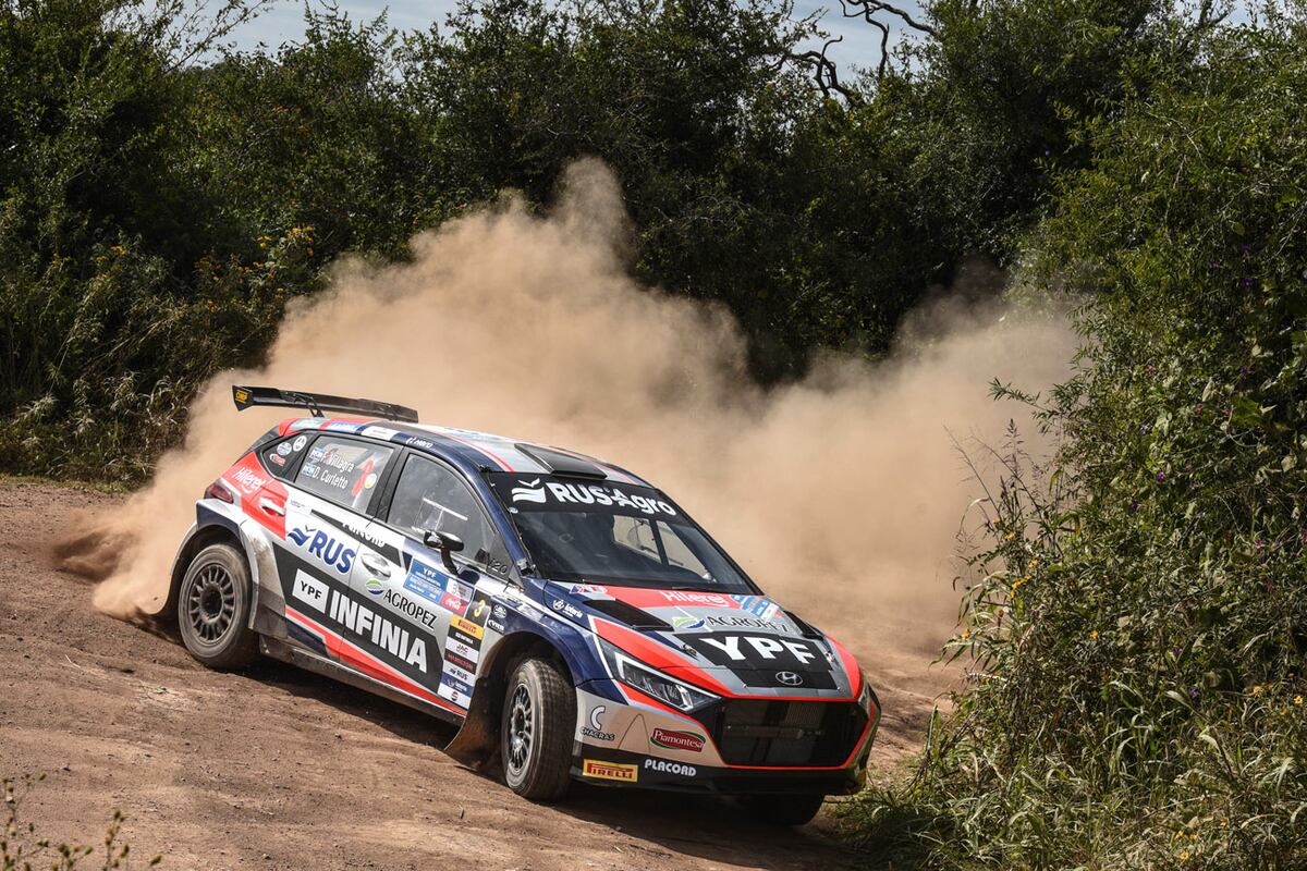 El Rally Sudamericano ya se corre en Jesús María. (La Voz)