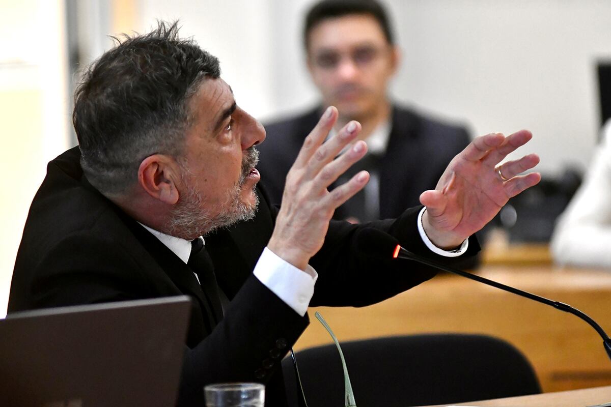 Juicio por el caso Solange Musse. Alegato del fiscal Julio Rivero. (Tomy Fragueiro / La Voz)