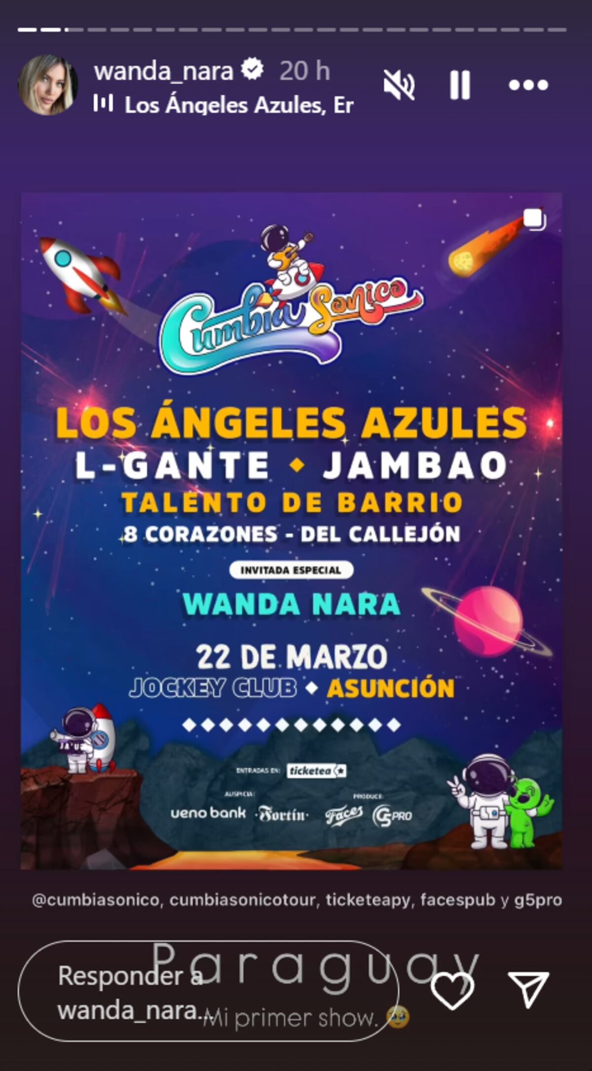 Wanda Nara anunció que se viene su primer show en vivo. (Foto: Instagram Wanda Nara)