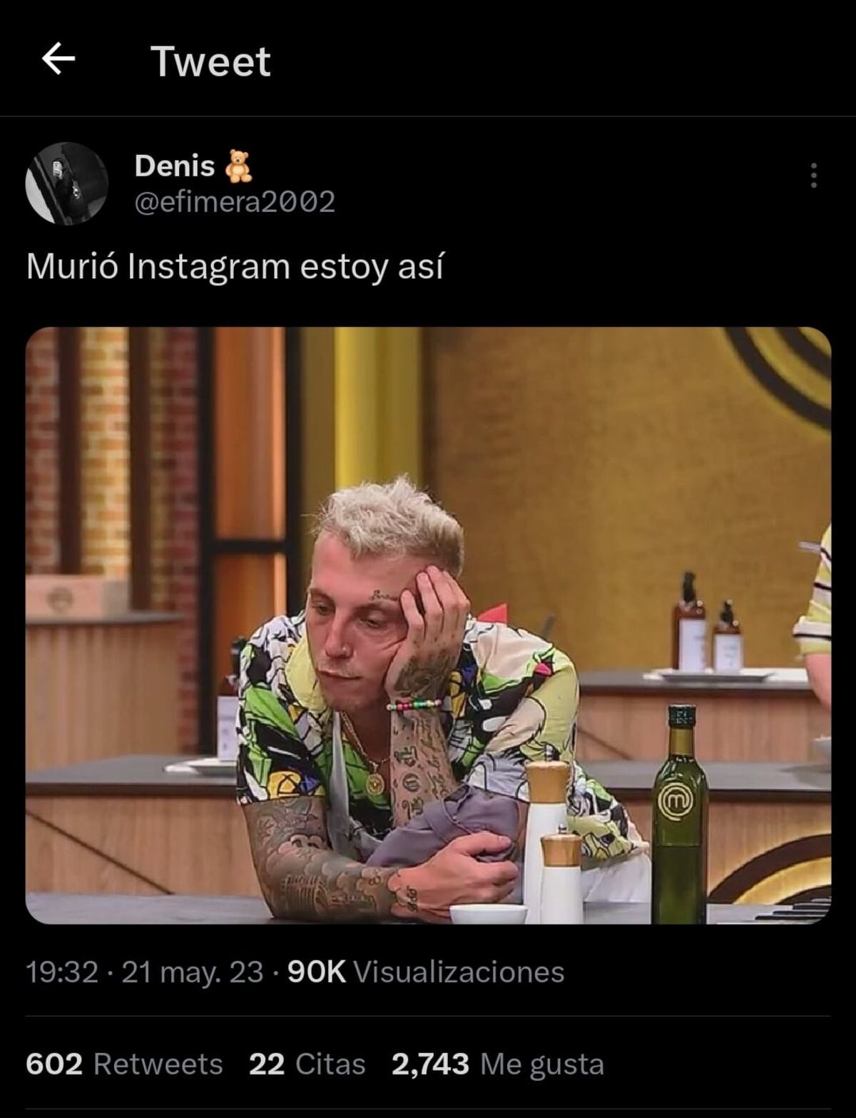 Instagram sufrió una caída global y los memes no tardaron en aparecer. (Twitter)