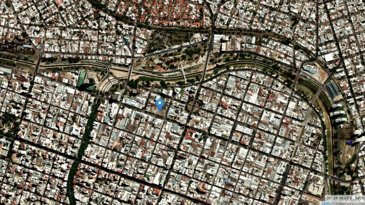 Centro de Córdoba. El terreno que se subasta (La Voz).