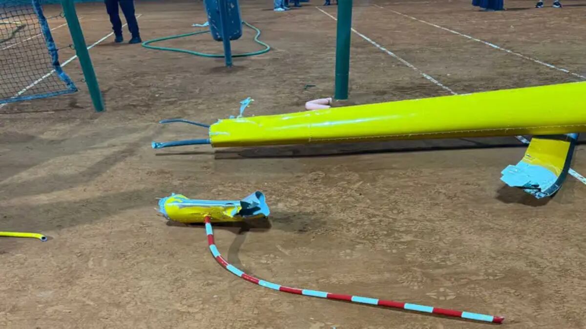 Se estrelló un helicóptero en las canchas de tenis en Palermo: tres heridos.