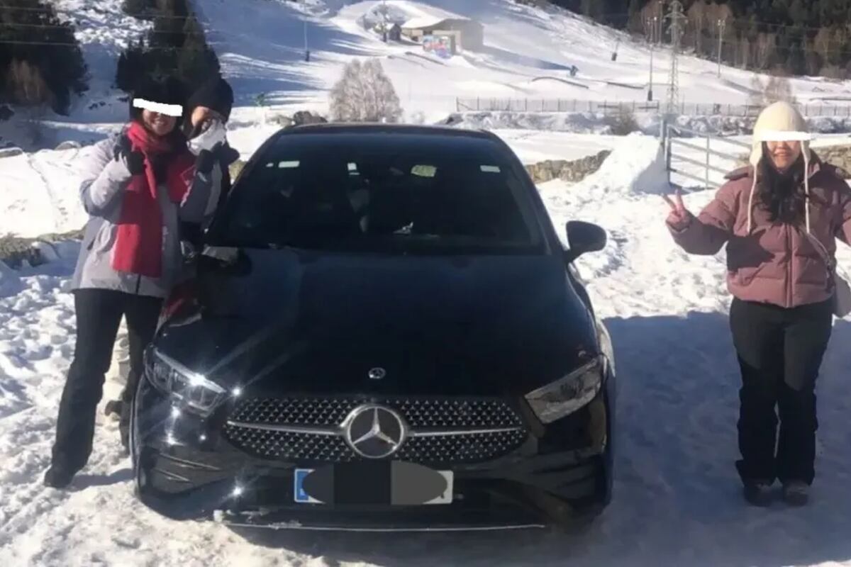 Siguieron el GPS a ciegas y terminaron en el medio de una pista de esquí en Andorra.