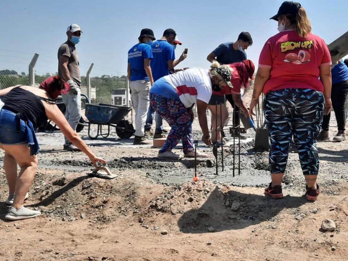 Las mismas mujeres trabajaron en la construcción de la sede propia. La pudieron inaugurar en marzo del 2024.
