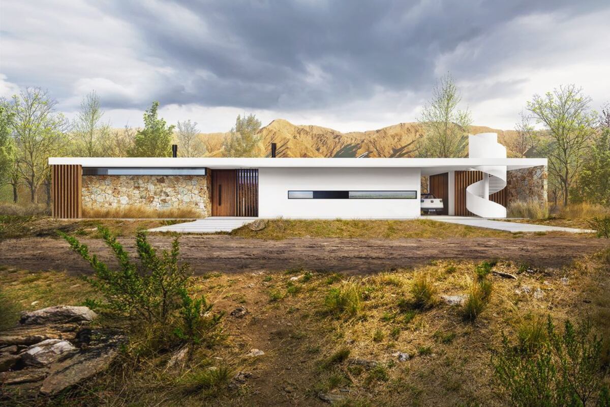Casa Champaquí.(Foto: @castellinoarquitectos / Ferrocons)